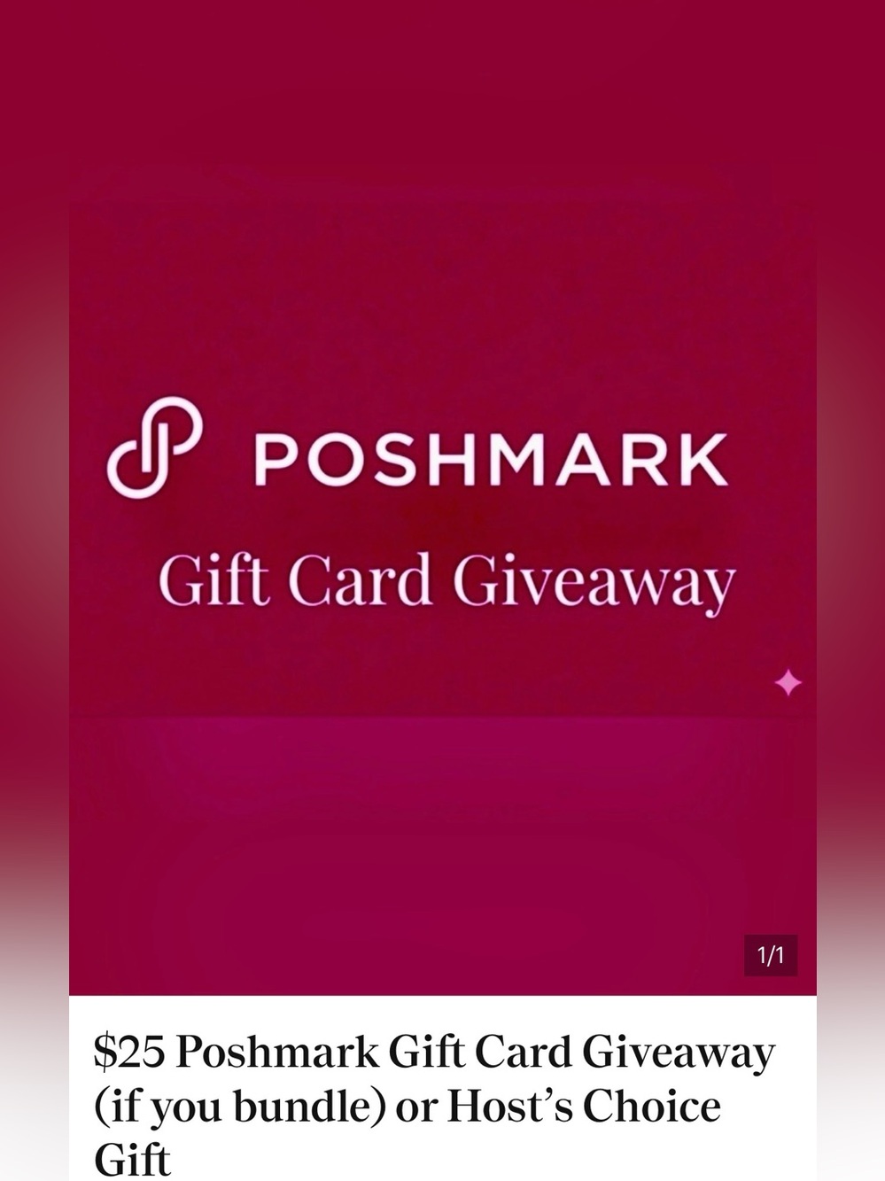 $25 Gift card giveaway (if you bundle) or hosts Choice Gift.